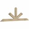 Ekena Millwork Saratoga Rough Sawn Timber Gable Bracket, Douglas Fir, 72"W x 24"H x 2"D x 4"F, 8/12 Pitch GBW072X24X0204SAR00RDF - alternate 5